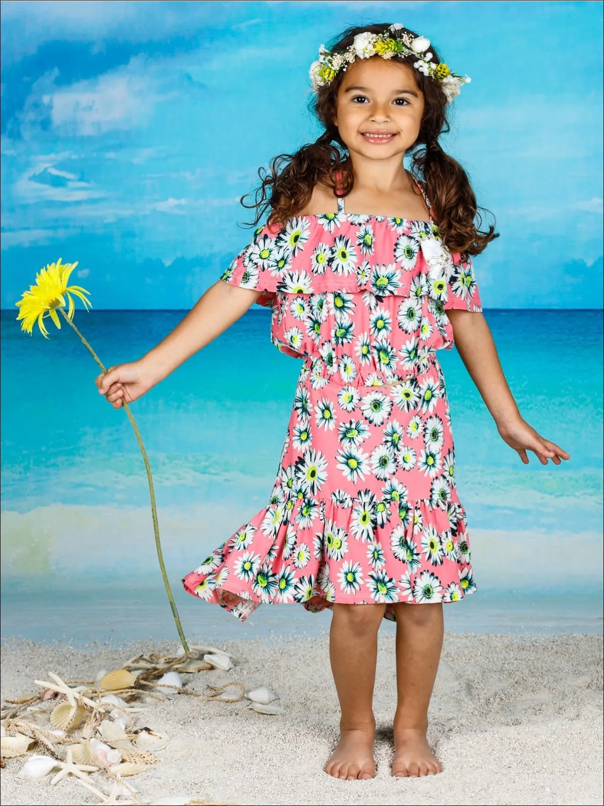 Early Blooms Hi-Lo Skirt Set