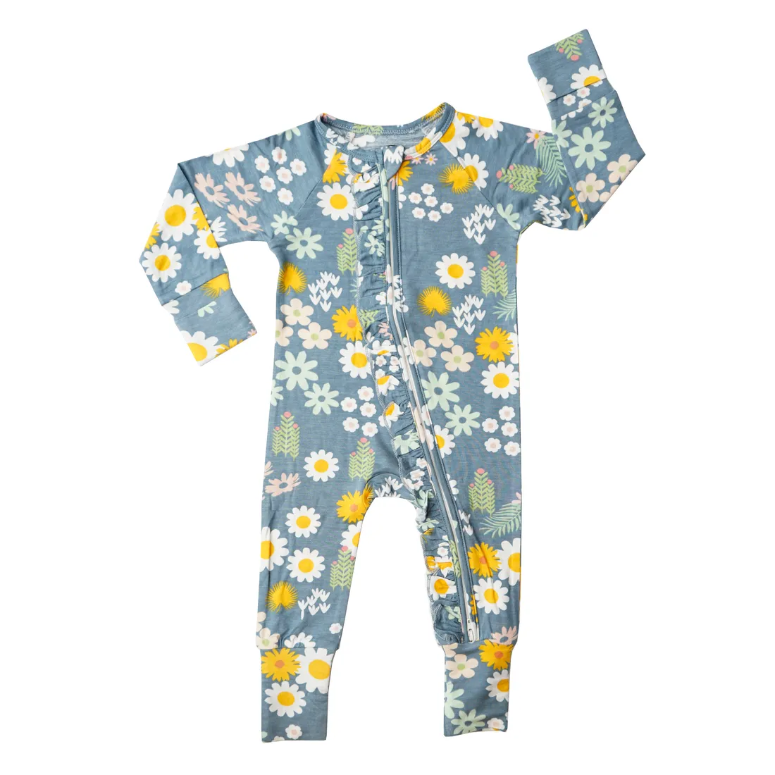 Emerson and Friends infant girl ruffle convertible romper
