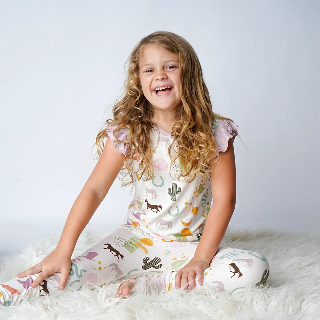 Emerson and Friends - Wild and Free Two-Piece Bamboo Pajama Set