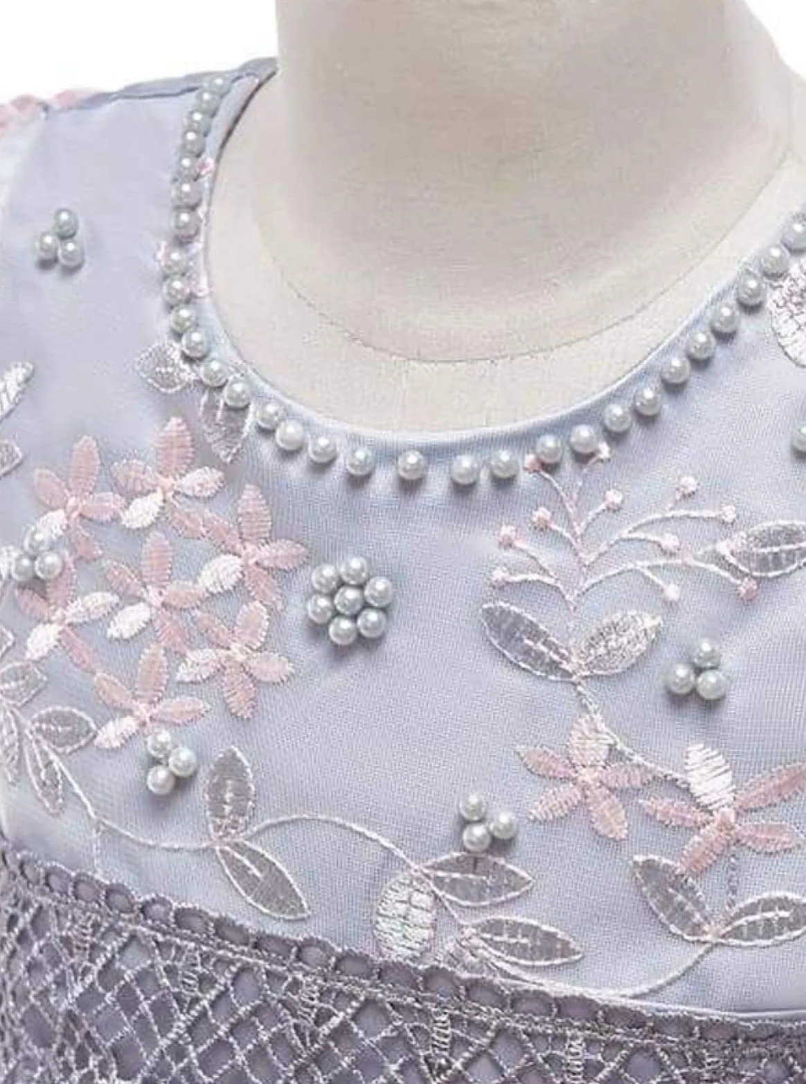 Garden Glory Floral Lace Party Dress