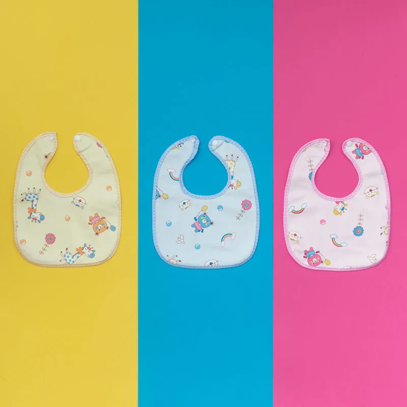 Giraffe Print Bib - Set of 3