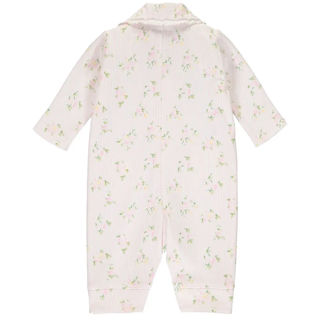 Grace Floral Print Romper Pajamas