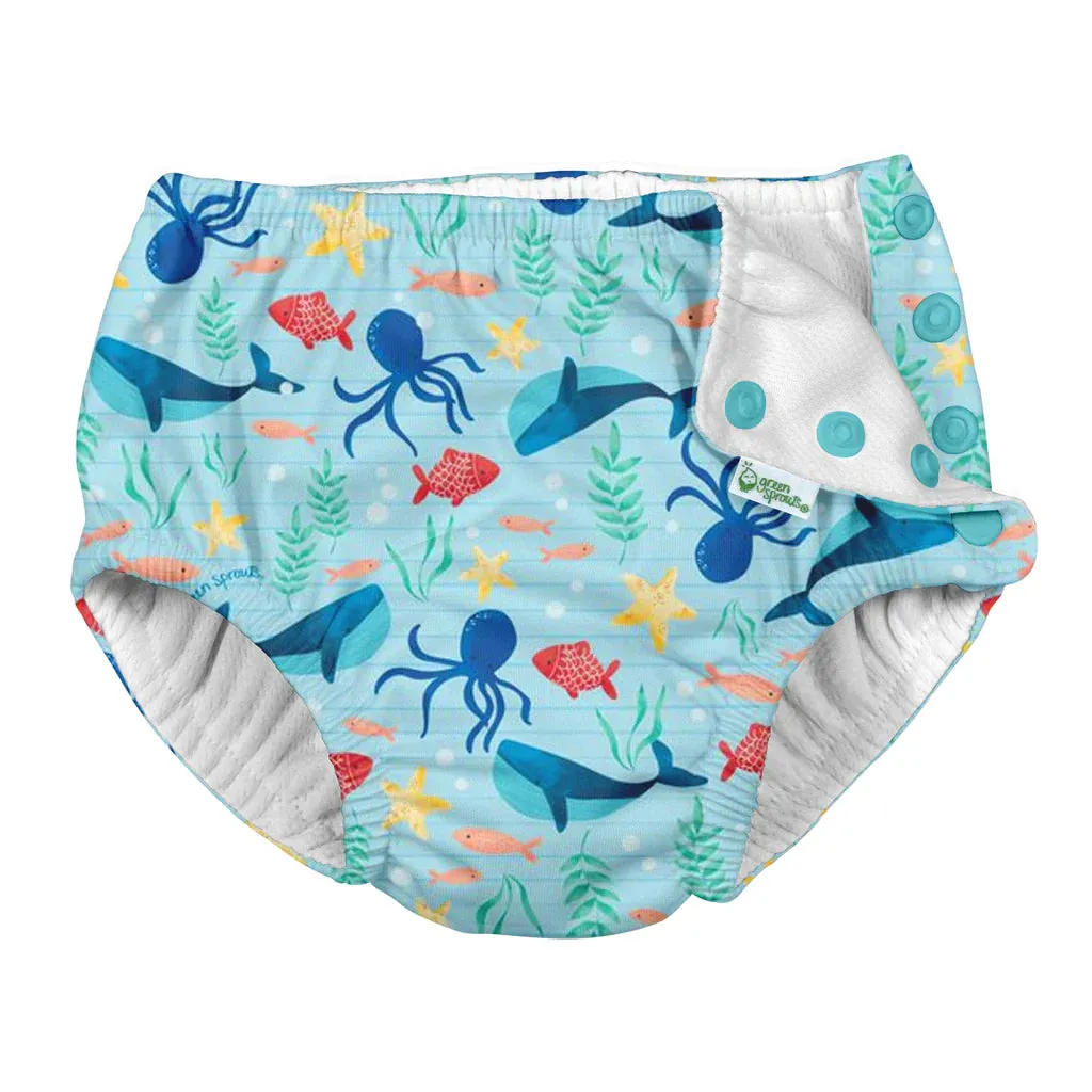 Green Sprouts Snap Reusable Swimsuit Diaper