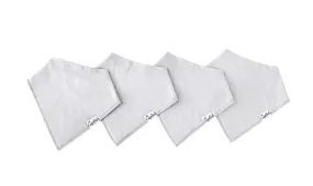 Grey Basics Bandana Bibs