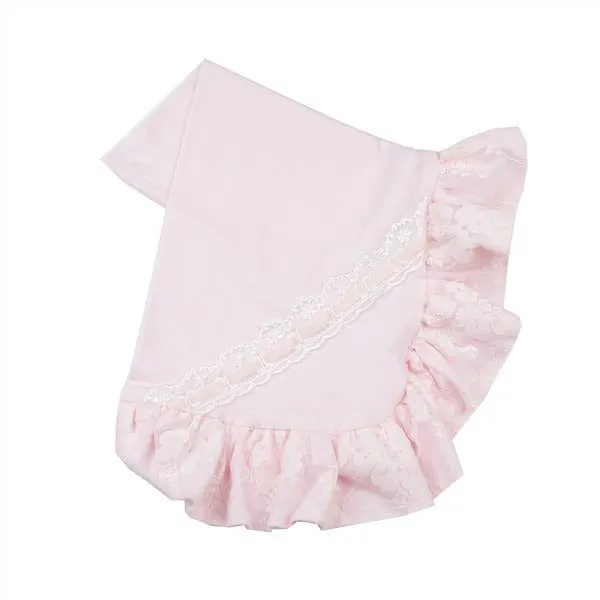 Haute Baby Sweet Rose Receiving Blanket for Toddlers