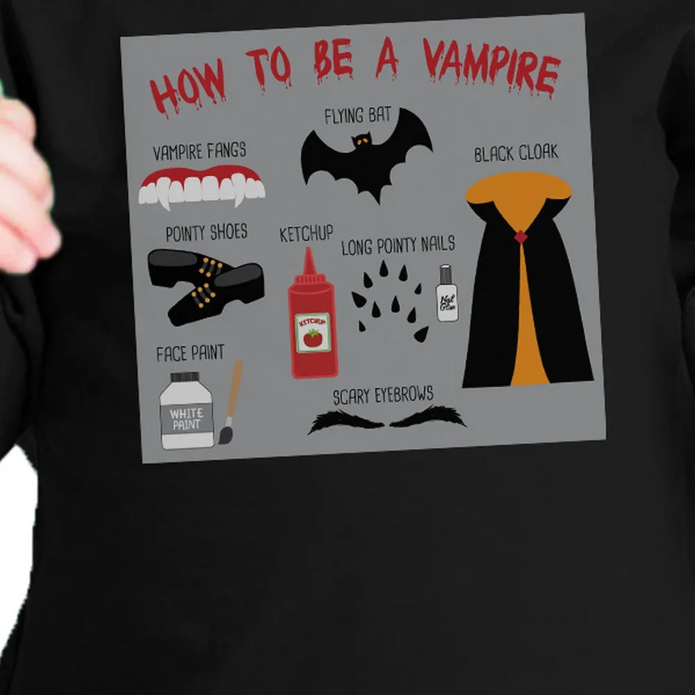 How To Be A Vampire Steps Baby Black Shirt