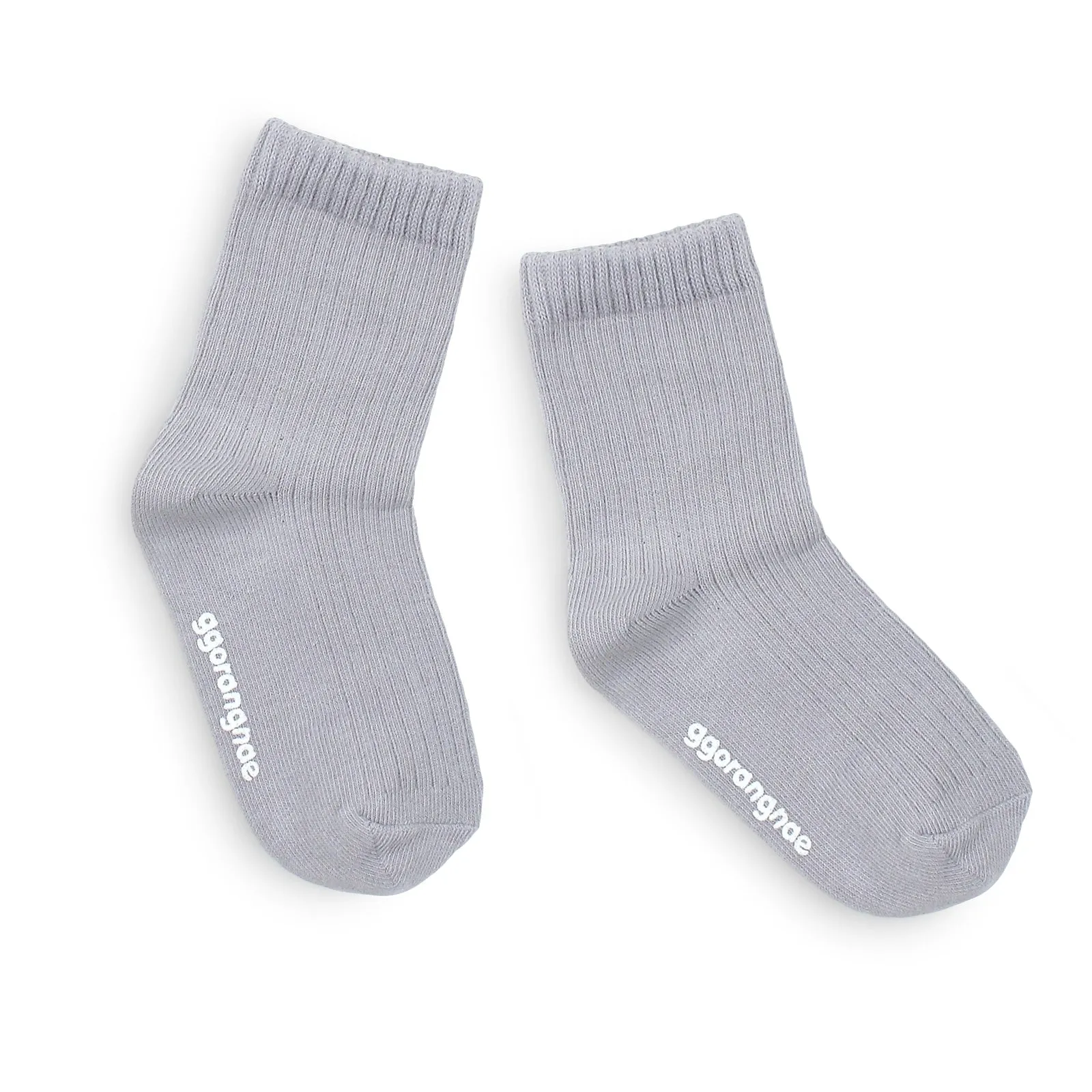 Kids Cotton Non Slip Basic Pastel Color Socks Kids Basic - D16