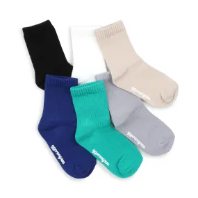 Kids Cotton Non Slip Basic Pastel Color Socks Kids Basic - D16