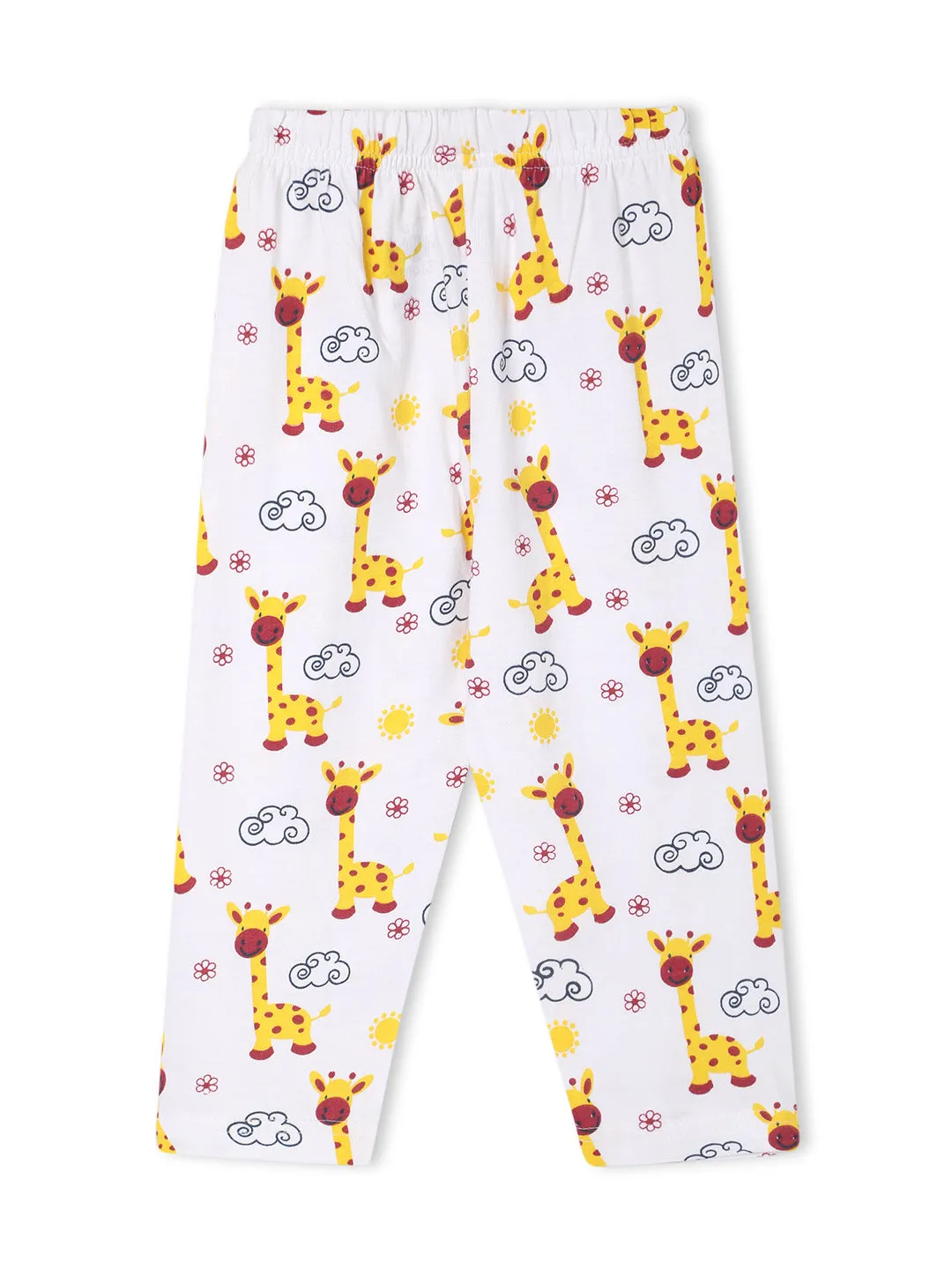 Kids Pajama Set Combo of 2 - Tall as a Giraffe & Meow Meow