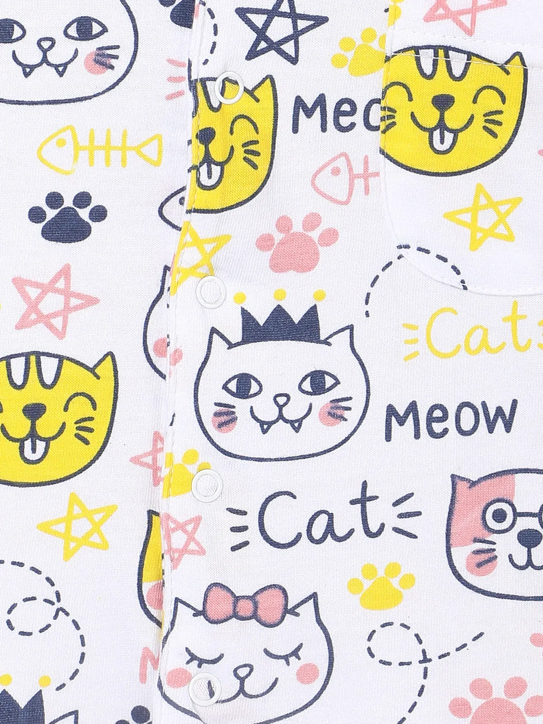 Kids Pajama Set Combo of 2 - Tall as a Giraffe & Meow Meow