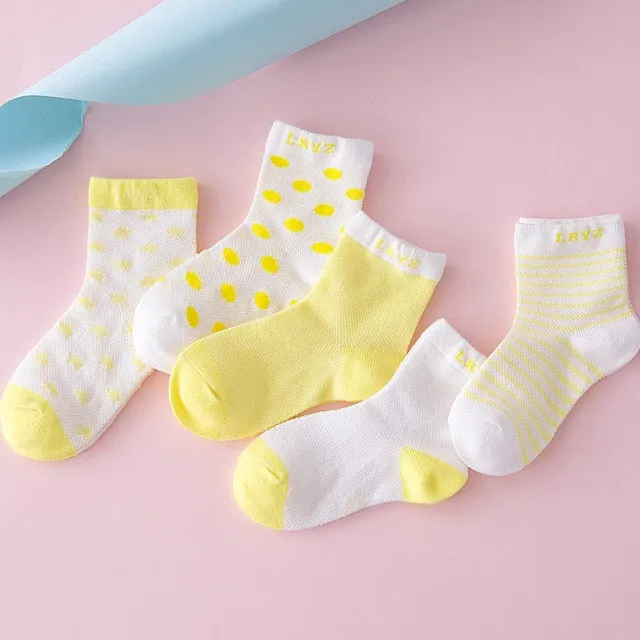 Knit Breathable Mesh Cotton Soft Skarpetki