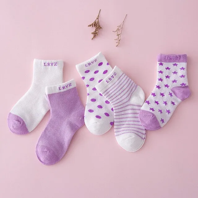 Knit Breathable Mesh Cotton Soft Skarpetki