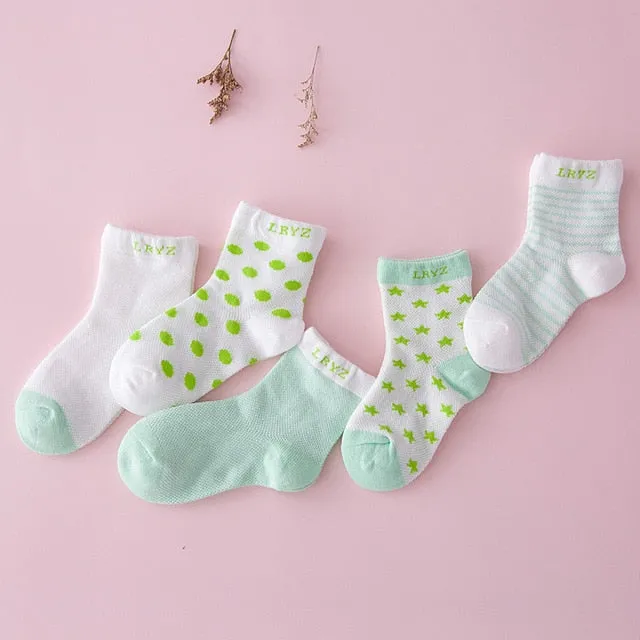 Knit Breathable Mesh Cotton Soft Skarpetki