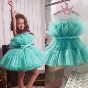 LANFUBEISI  Baby Clothes for Girls Toddler Kids Wedding Princess Gown Girl Elegant Birthday Dress Tulle Bridesmaid Evening Party Dresses