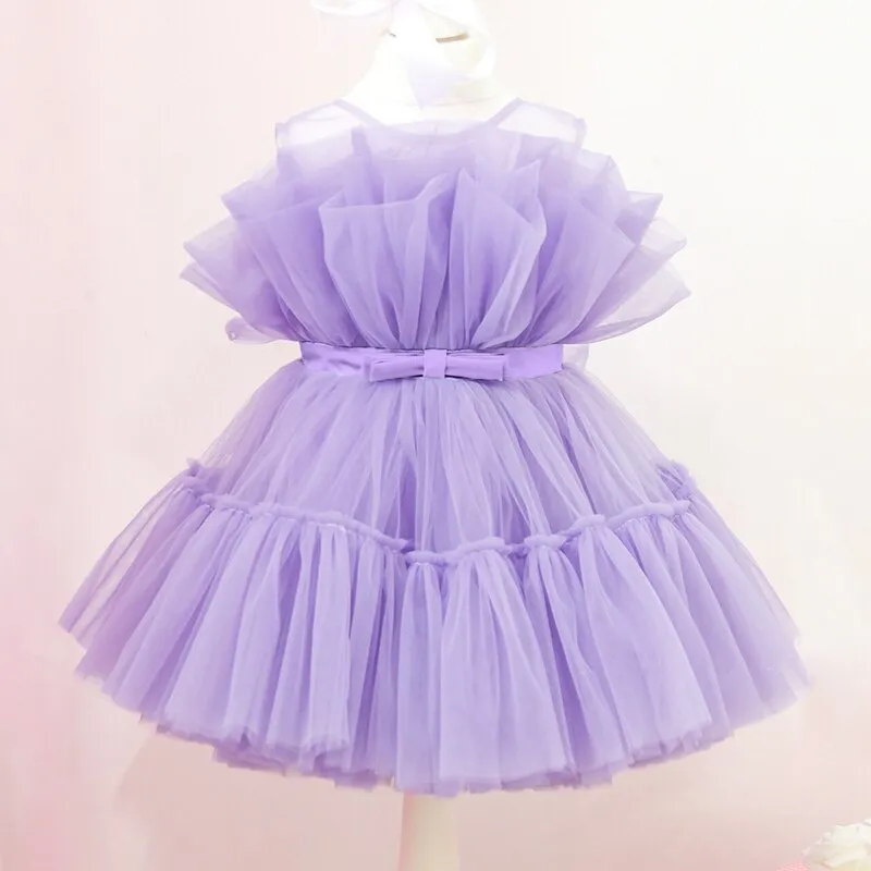 LANFUBEISI  Baby Clothes for Girls Toddler Kids Wedding Princess Gown Girl Elegant Birthday Dress Tulle Bridesmaid Evening Party Dresses