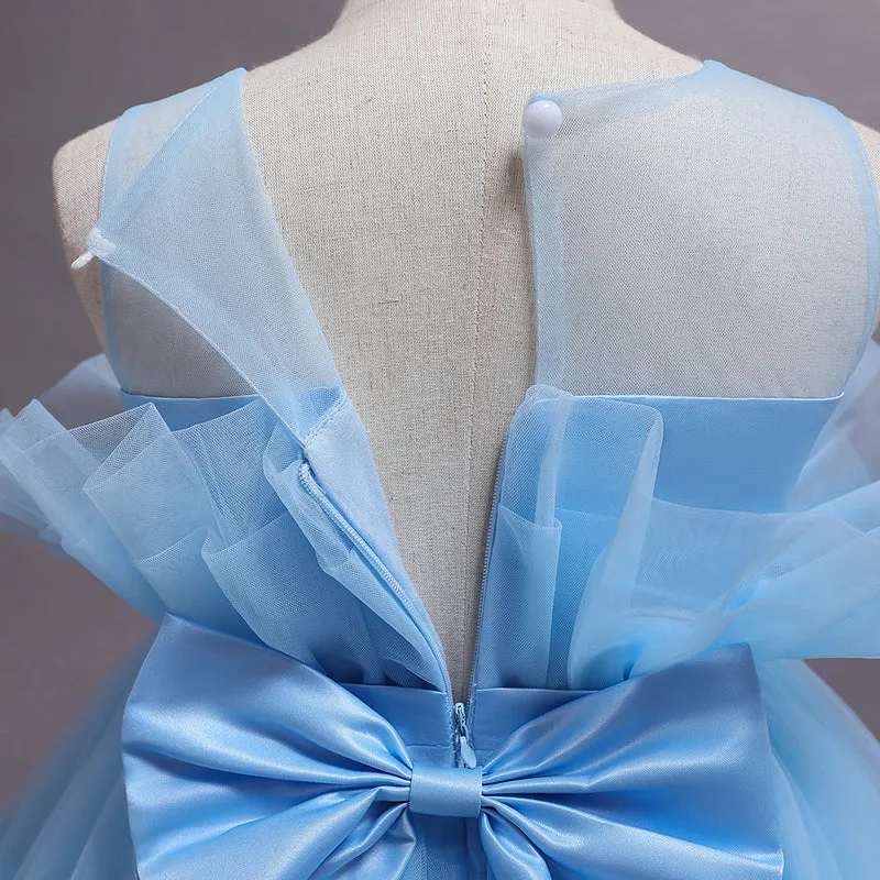 LANFUBEISI  Baby Clothes for Girls Toddler Kids Wedding Princess Gown Girl Elegant Birthday Dress Tulle Bridesmaid Evening Party Dresses