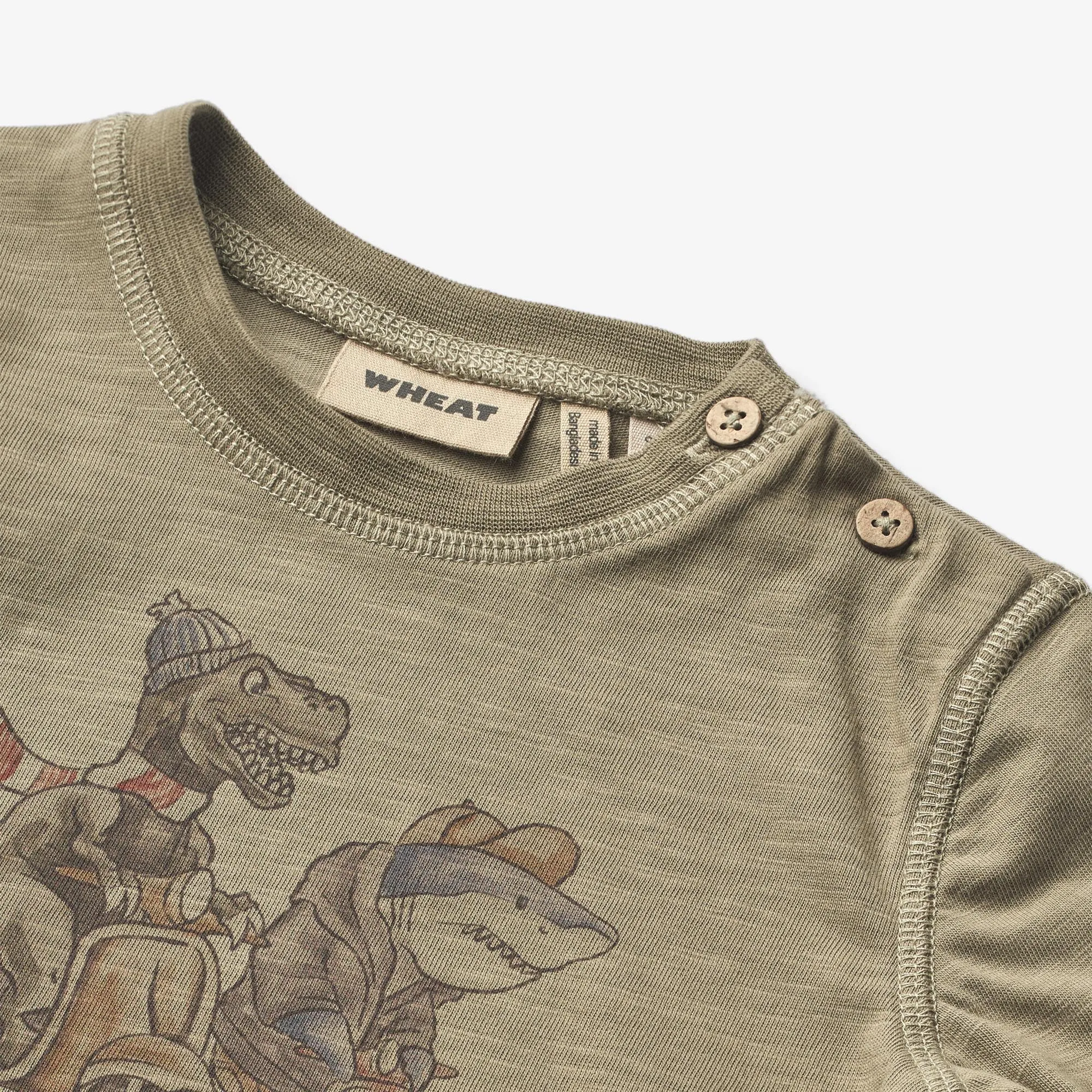 Langærmet T-shirt Ole - dry sage