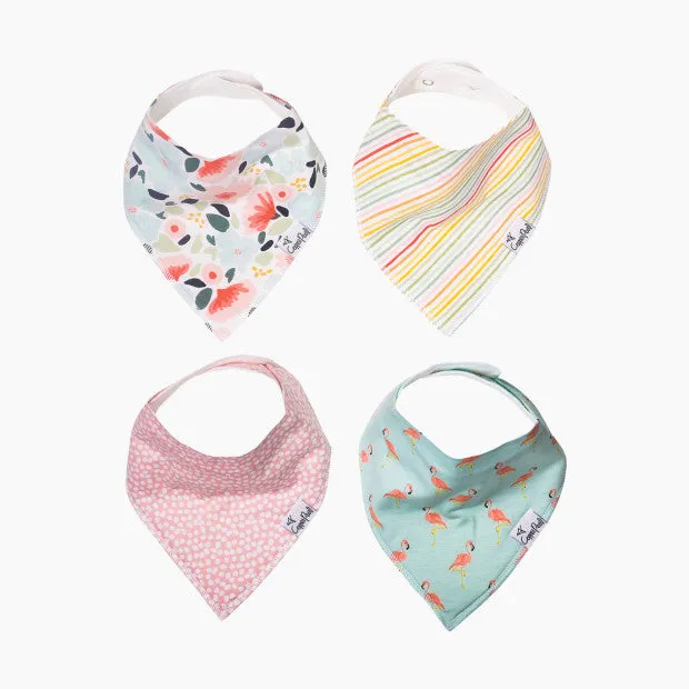 Leilani Bandana Bib Set (4 pack) - Copper Pearl