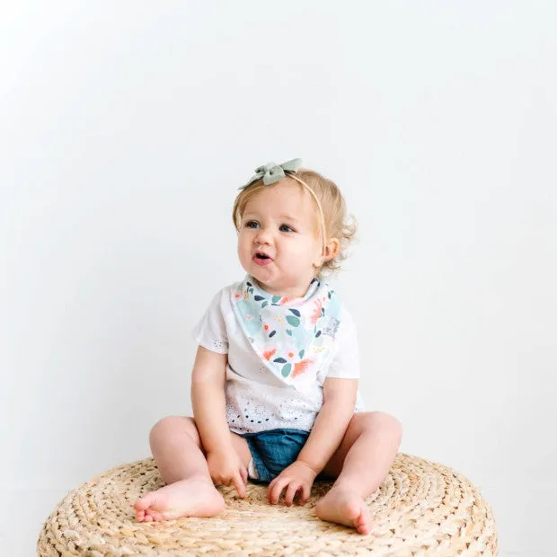 Leilani Bandana Bib Set (4 pack) - Copper Pearl