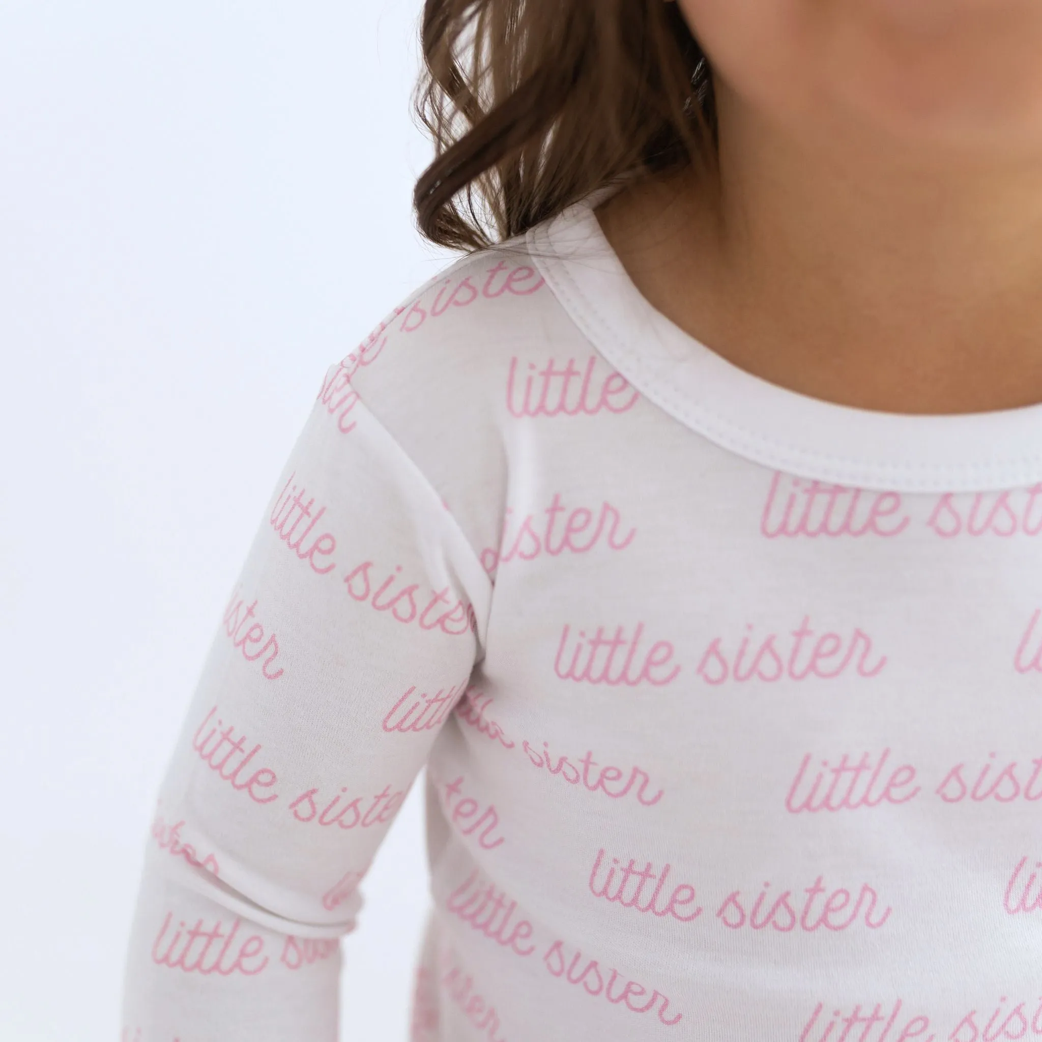 Little Sister Print Long Pajamas