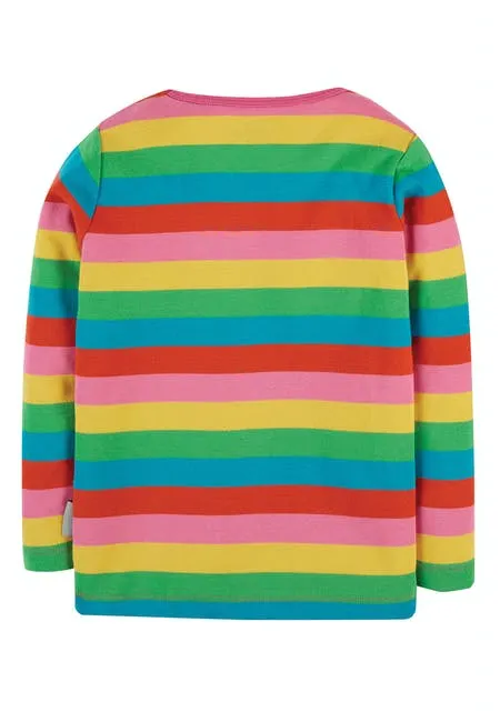 LONG SLEEVE TEE- RAINBOW STRIPE