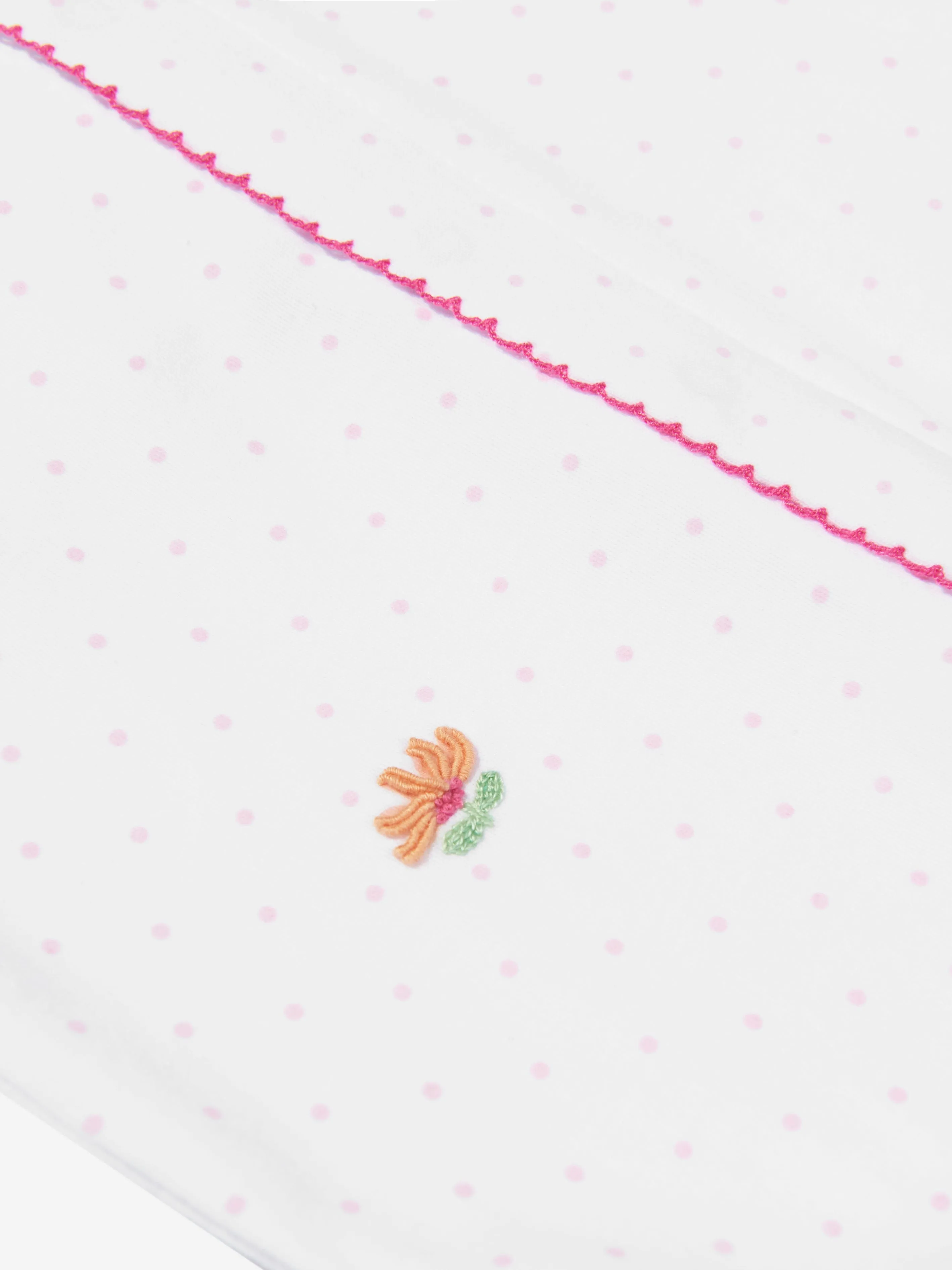 Magnolia Baby Baby Girls Embroidered Ruffle Converter in White