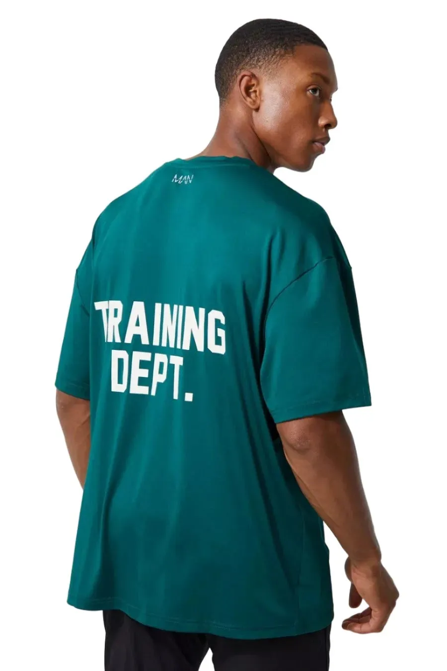 MAN ACTIVE TRAINING DEPT PERFORMANCE OVERSIZED T SHIRT - GREEN