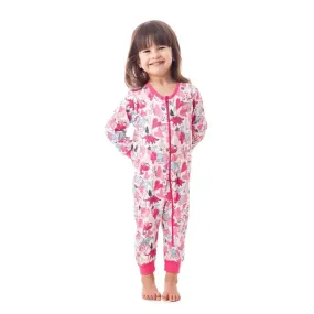 Nano Baby Girls' One-piece Dinos Pajamas- Ivory
