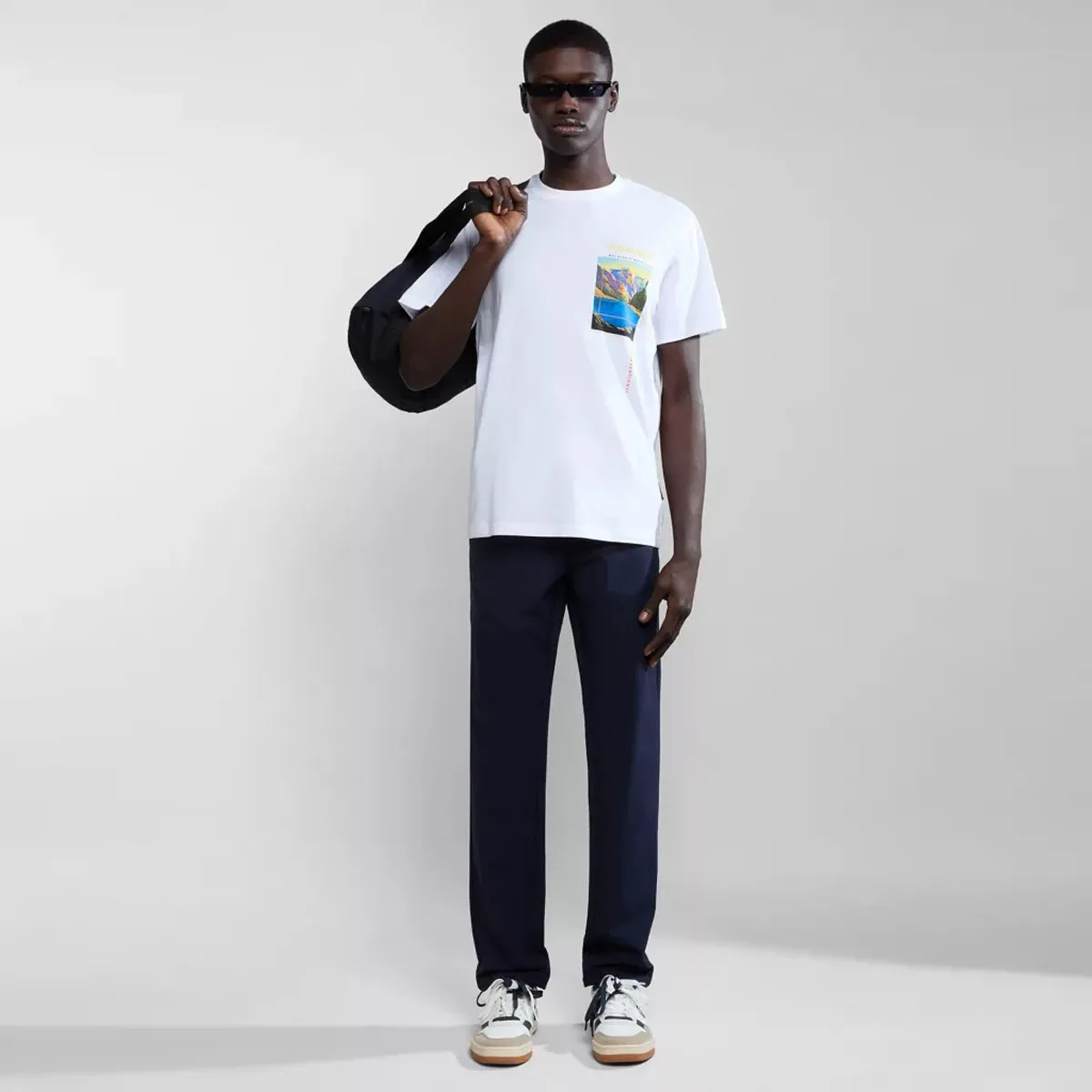 Napapijri - T-Shirt Canada Bright White - NP0A4HQM - BRIGHT/WHITE