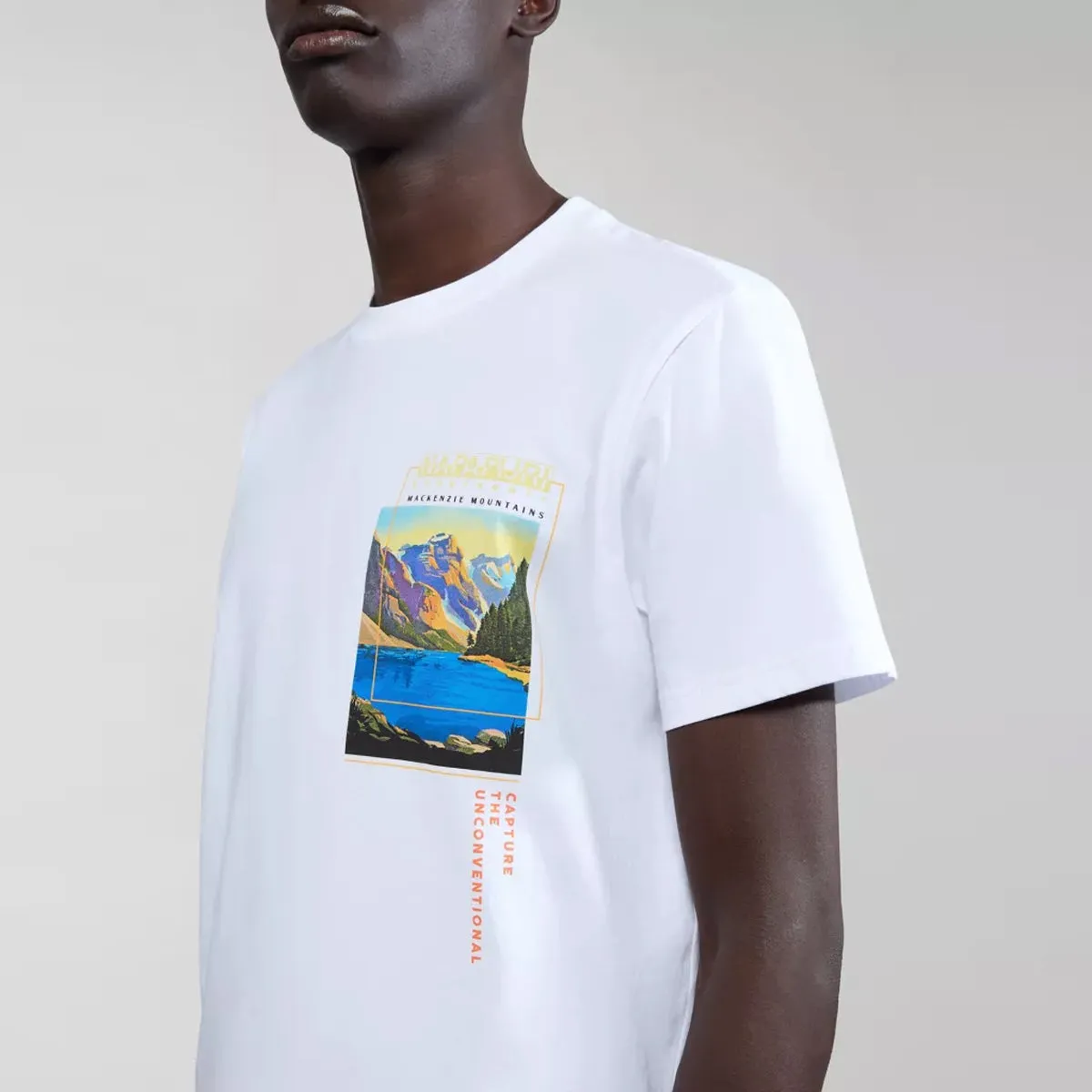 Napapijri - T-Shirt Canada Bright White - NP0A4HQM - BRIGHT/WHITE