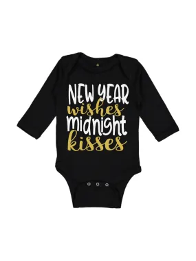 New Year Wishes Midnight Kisses Bodysuit   T-Shirts