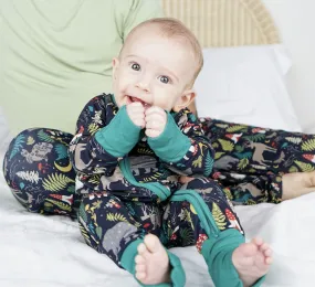 Night Forest Bamboo Pajamas 6-12 Months