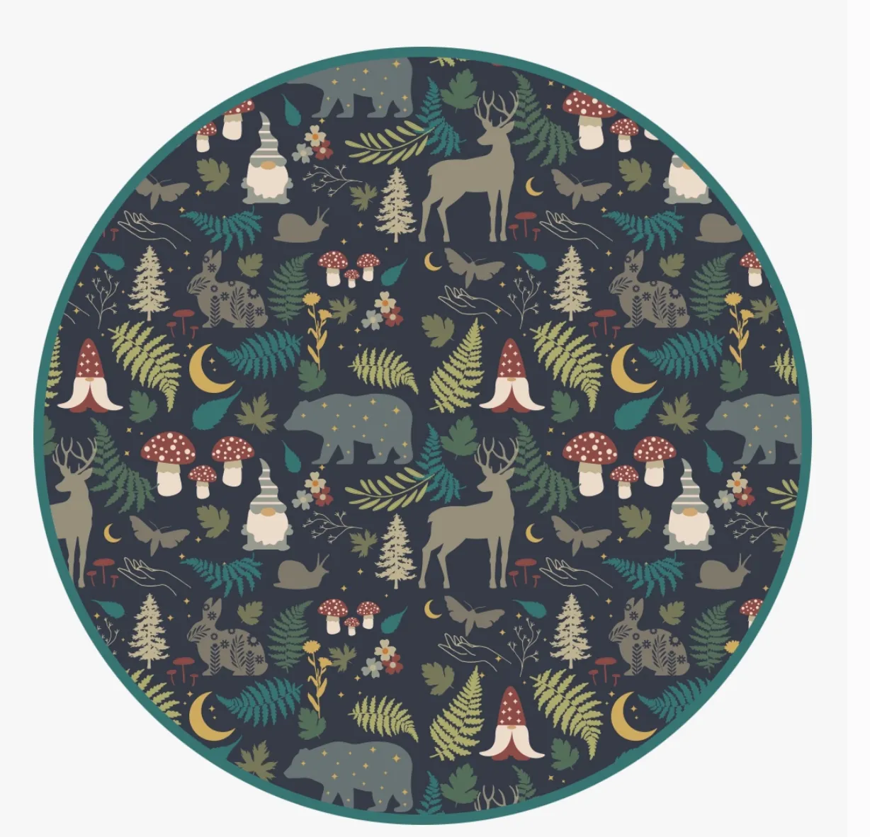 Night Forest Bamboo Pajamas 6-12 Months
