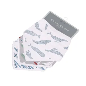 Ocean Tides Bamboo Bandana Bibs 3PK