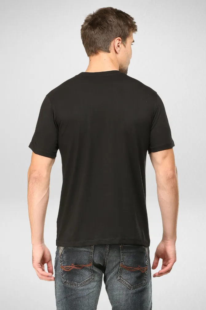 Pack Of 3 Plain T-shirts White Black and Navy Blue for Men