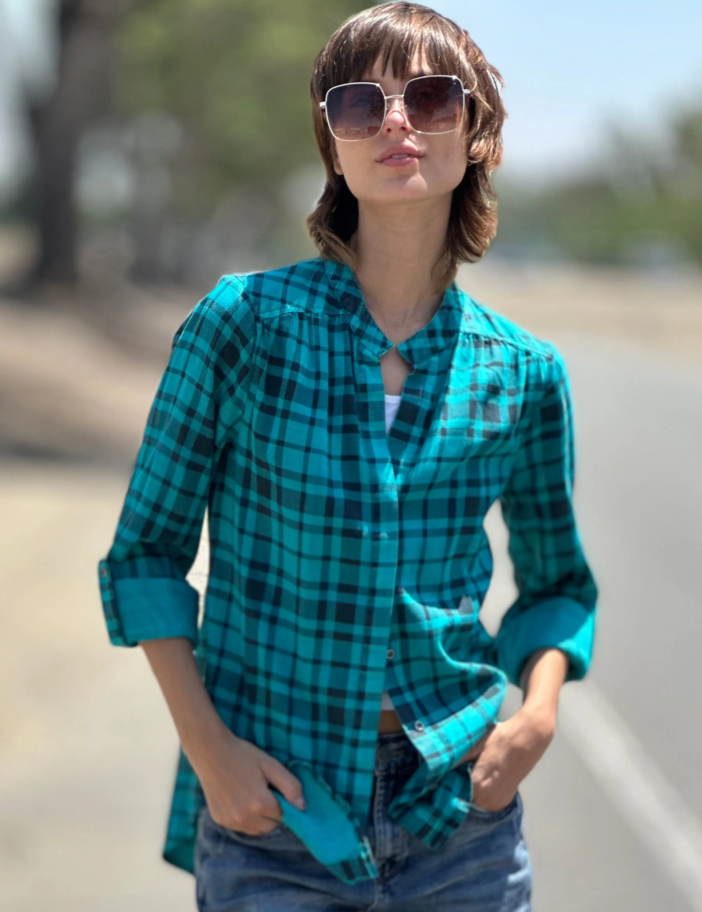 Poet Plaid Shirt