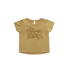 Rylee   Cru Basic Tee - Gold Among the Wildflowers