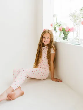 Short Sleeve Bamboo PJ in Sweetheart