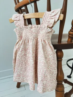 Smocked Jersey Dress