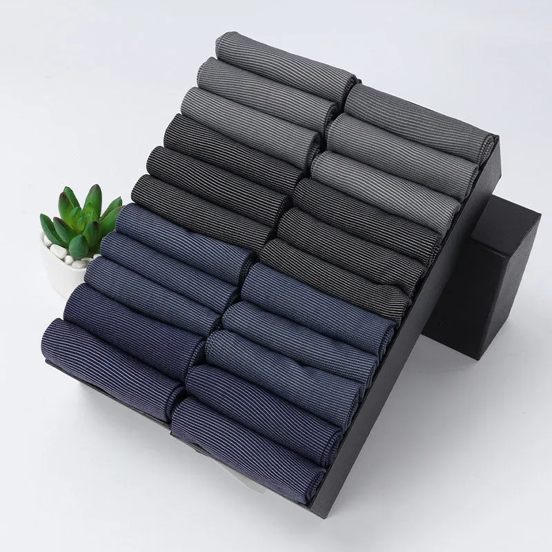Summer Men Business Medium Tube Stockings