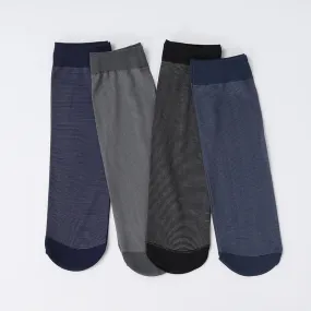 Summer Men Business Medium Tube Stockings