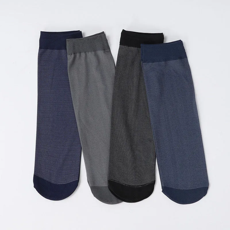 Summer Men Business Medium Tube Stockings