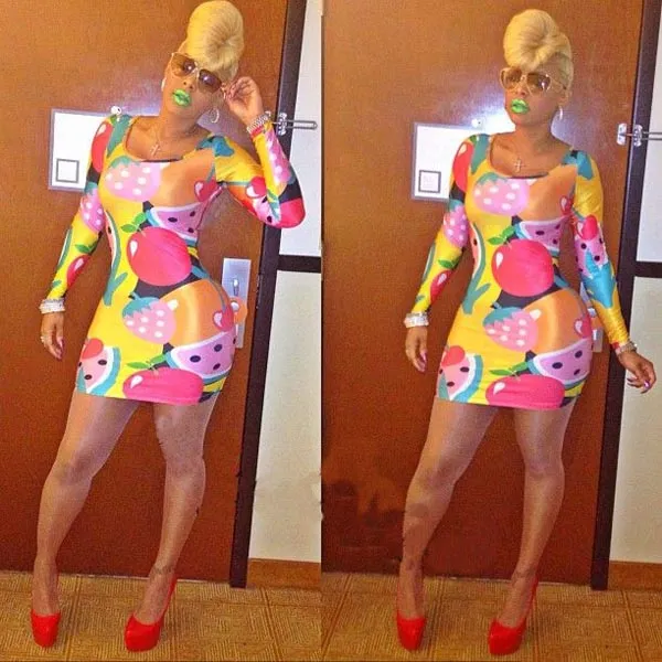 Sweet Color Fruits Sexy Mini Dress