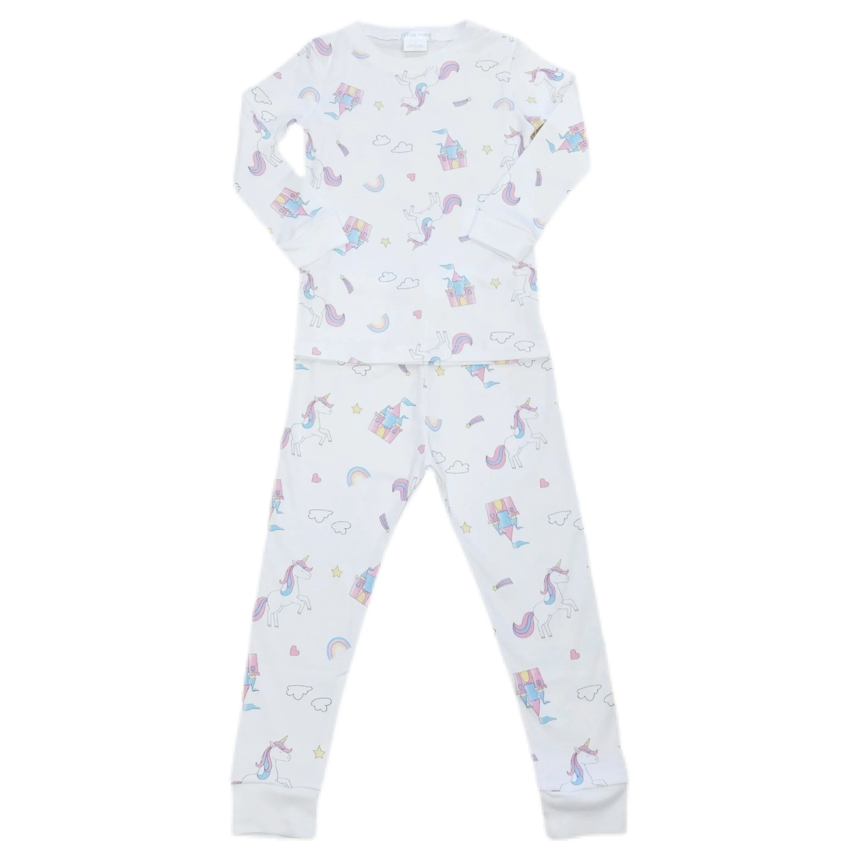 Unicorn Print Pajamas Set