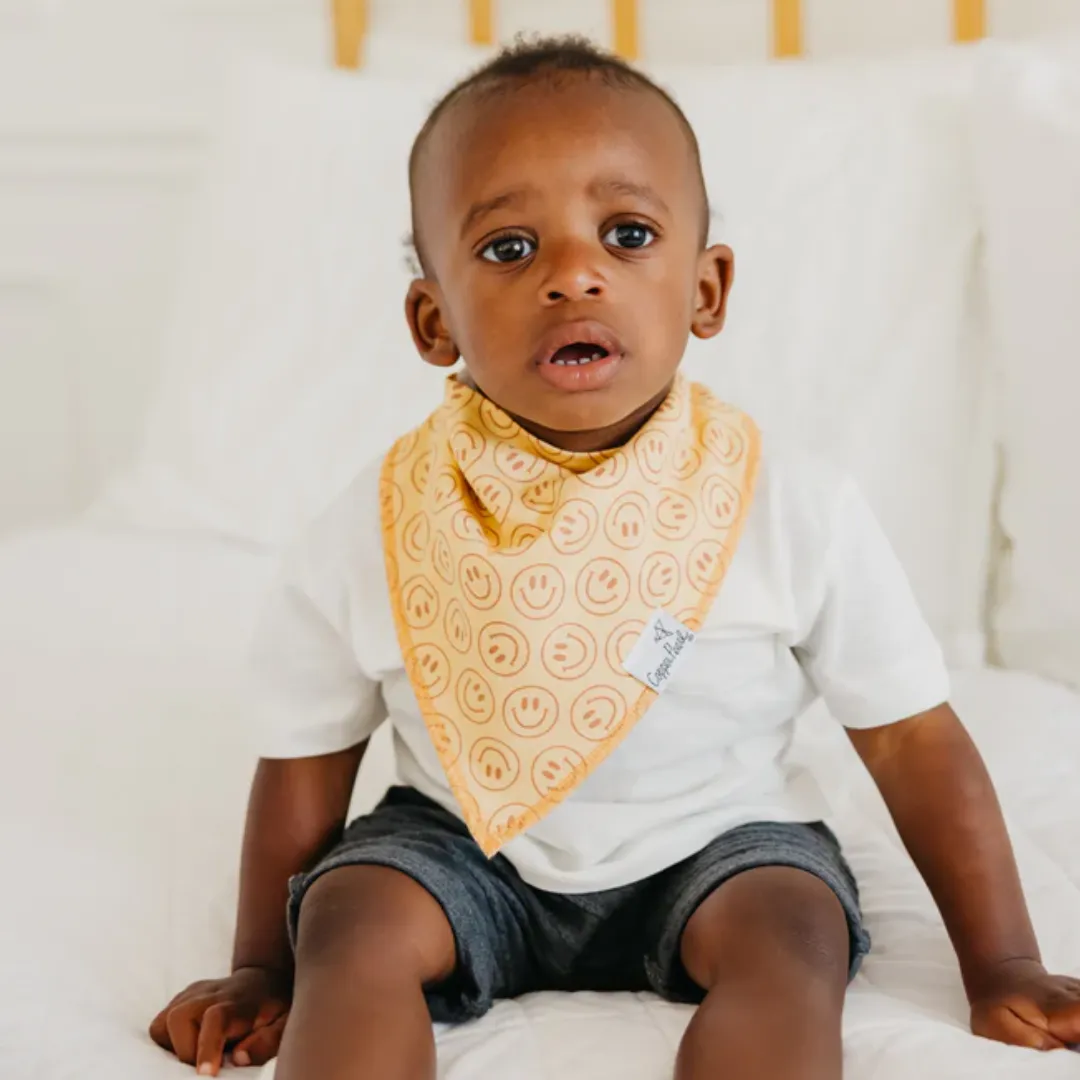 Vance Bandana Bibs - Copper Pearl