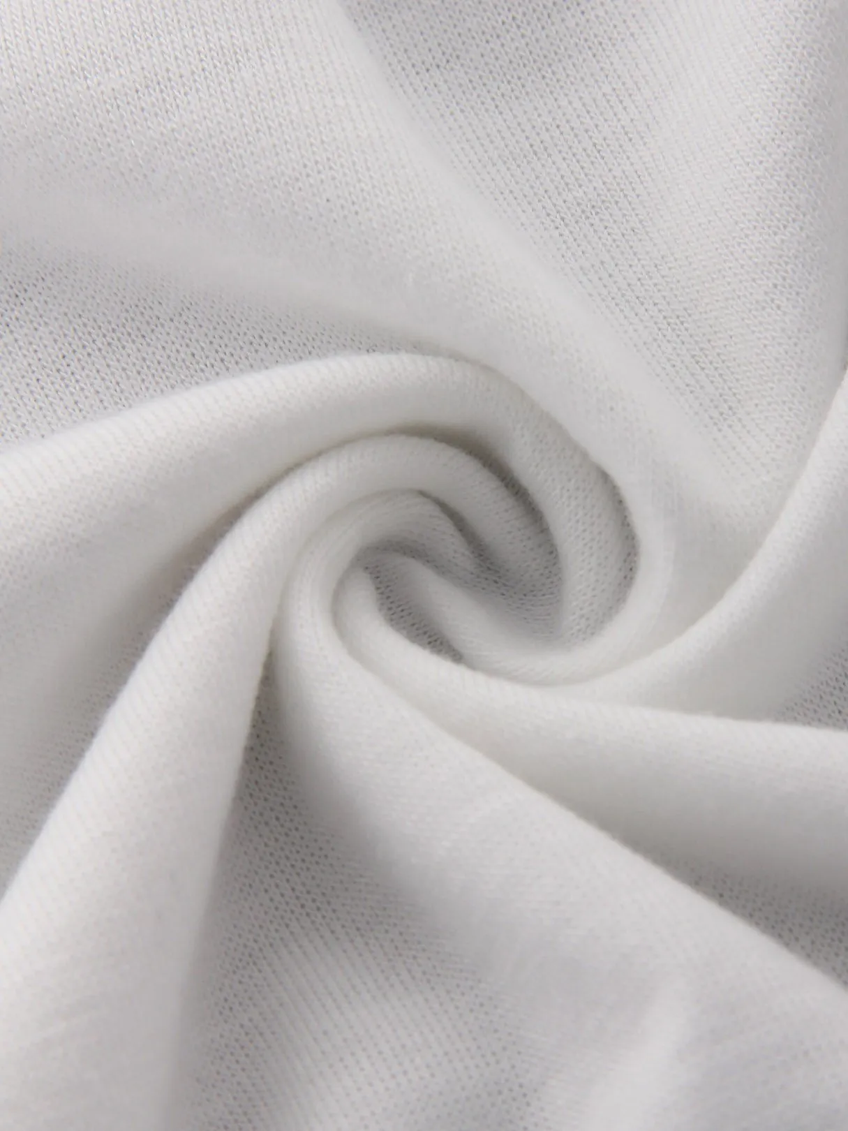 Wholesale Round Neck Plain Long Sleeve White Tee